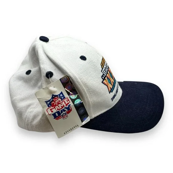 Vintage NFL 1999 Super Bowl XXXIII Atlanta Falcons Logo 7 Snapback Cap Hat OSFM - Picture 4 of 6